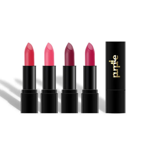 Buy Purplle Ultra HD Matte Mini Lipstick, For Wheatish Skin Pack of 4 - Kit 4 (1.5 gmX 4)-Purplle