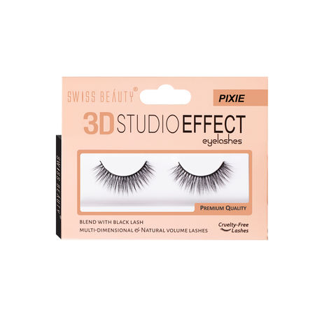 Buy Swiss Beauty 3D Studio Effect Eyelashes - Pixie-Purplle