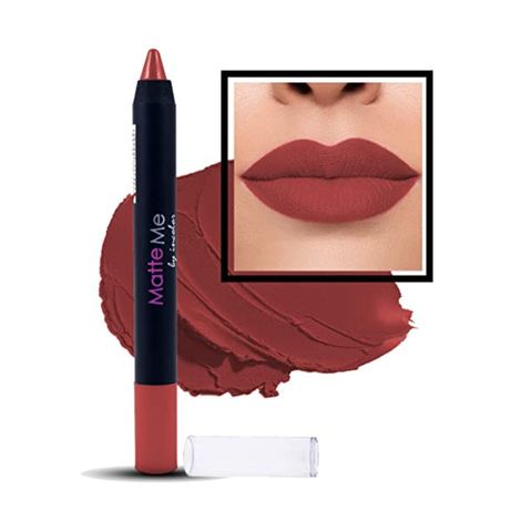 Buy Incolor Matte Me Crayon Lipstick 12 Pay Day 2.3 Gms-Purplle