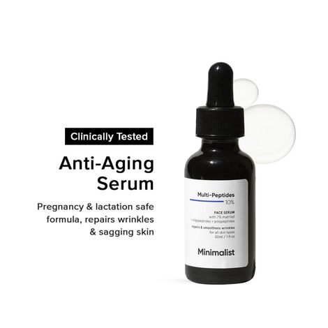 Buy Minimalist 10% multi peptides face serum - 30 ml-Purplle