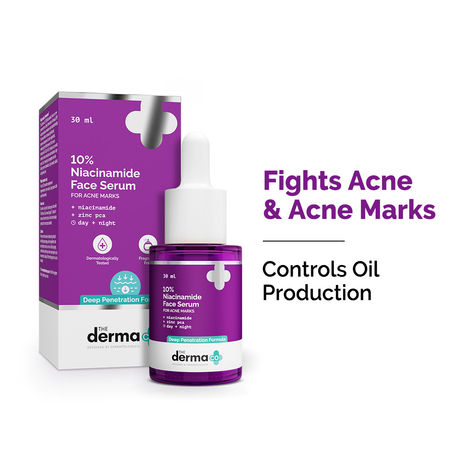 Buy The Derma Co. 10% Niacinamide Serum with Zinc For Acne Marks- 30 ml-Purplle