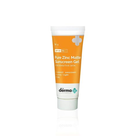 Buy The Derma co. Pure Zinc Matte Sunscreen Gel with SPF 30-Purplle