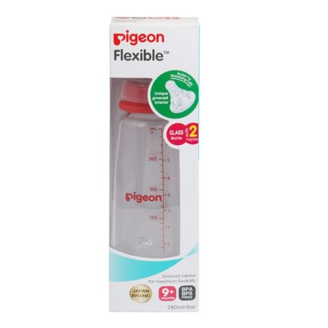 Pigeon glass feeding bottle 240ml new arrivals
