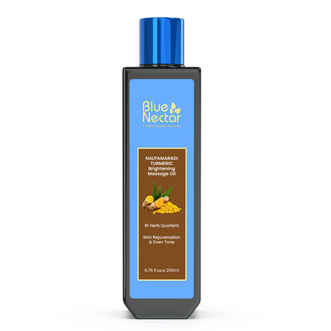Buy Blue Nectar Ayurvedic Nalpamaradi Tailam for Pigmentation & uneven skin tone (16 Herbs, 200 ml)-Purplle