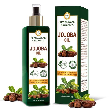 Buy Himalayan Organics Cold Press Virgin Jojoba Oil for Skin & Hair - (200 ml)-Purplle