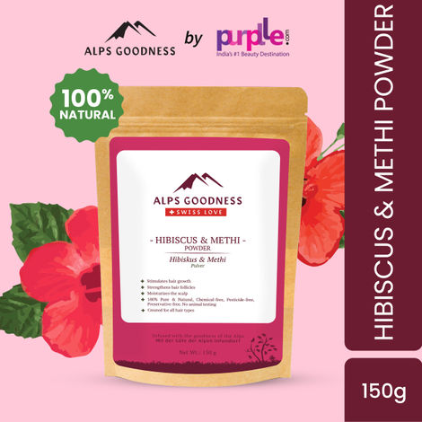Buy Alps Goodness Hibiscus & Methi Powder (150 gm)-Purplle