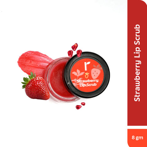 Buy Rivona Naturals Strawberry Lip Scrub | Sugar + Niacinamide | Exfoliating and Anti Pigmentation | For Men & Women| 8 gm-Purplle