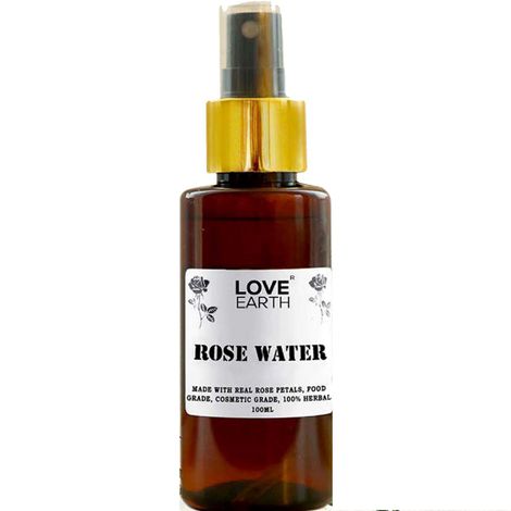 Buy Love Earth Rose Water Face Mist with real Rose Petals 100ml-Purplle