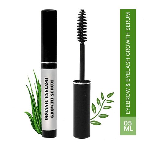 Buy Love Earth Organic Eyelash Growth Serum Enriched With Pure Organic & Natural Essential Oils For Eyelashes & Eyebrows - 5 ml-Purplle