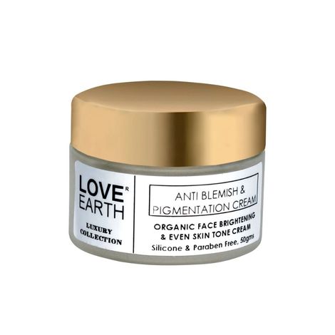 Buy Love Earth Anti-Blemish & Anti-Pigmentation Cream With Aloe Vera & Vitmain E For Reducing Acne, Pimples, & Skin Brightening 50gm-Purplle