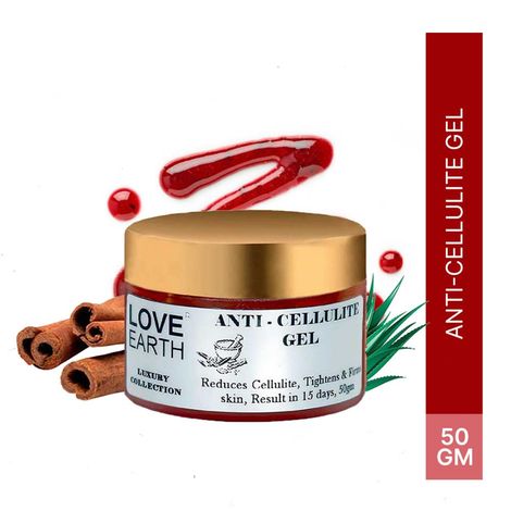 Buy Love Earth Anti Cellulite GelA Reduces Cellulite, Tightens & Firms Skin, Result in 15 Days 50 gm-Purplle
