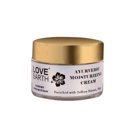 Buy Love Earth Ayurvedic Moisturizing Cream with Saffron, Giloy Extracts 50gm-Purplle