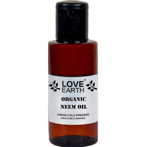 Buy Love Earth Organic Neem Oil With Natural Virgin Cold Pressed Neem For Hair & Skincare, Reduces Dandruff & Skin Inflammation-Purplle