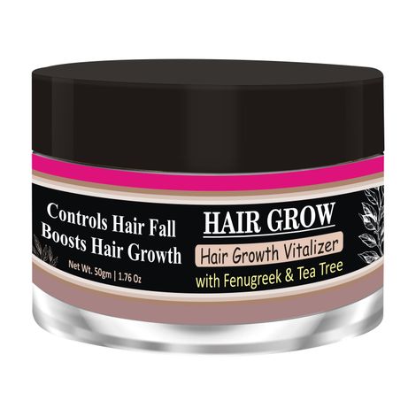 Buy Zenvista Meditech Hair Growth Vitalizer -Boosts Hair Growth, Prevents Hair Fall Delays Hair Greying With Fenugreek, Tea Tree, Coconut Cream, SunFlower No Mineral Oil. Paraben Free (50 gm)-Purplle