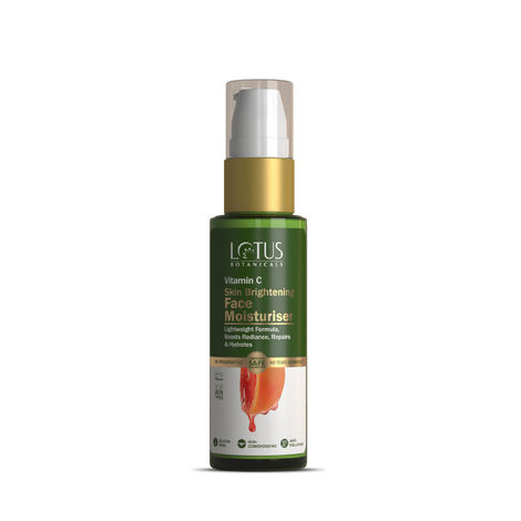 Buy Lotus Botanicals Skin Brightening Face Moisturiser | Vitamin C | SPF 20 | PA+++ | Sulphate, Silicon & Chemical Free Face Cream | All Skin Types | 45g-Purplle