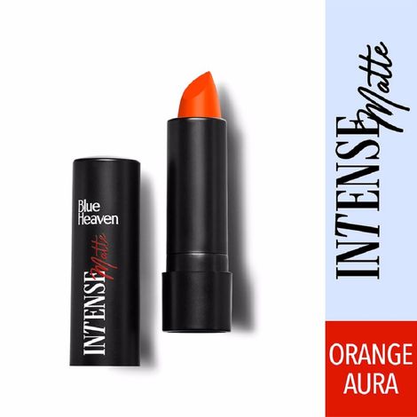 Buy Blue Heaven Intense Matte Lipstick - Orange Aura 302-Purplle
