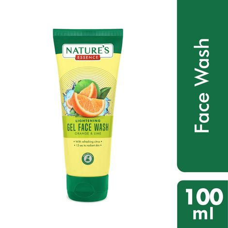 Buy Nature's Essence Lightening Gel Face Wash Orange & Lime 100 ml-Purplle
