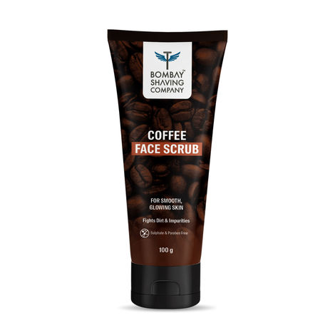 Buy Bombay Shaving Company Exfoliating Coffee Face Scrub 100g | Deep Cleansing effect | No Sulphate, No Paraben-Purplle