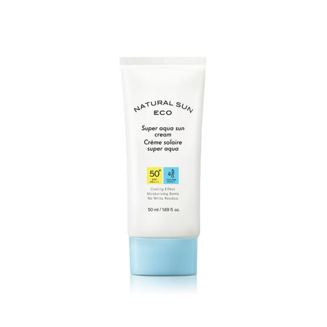 Buy The Face Shop Naturalsun Eco Super Perfect Unisex Sun Cream|Sunscreen With Spf 50+ Pa +++ And For Control Excess Sebum Production| Protection From Uva And Uvb Rays, Blue Light & Digital Devices , Suitable For All Skin Types,50 Ml-Purplle