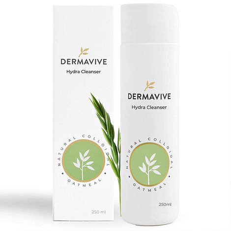 Buy Dermavive Hydra Cleanser - Non-Irritating Facial and Skin Cleanser, | pH Balanced , Softens and Hydrates Sensitive Skin, 250 ml-Purplle