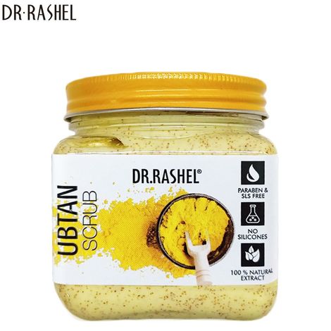 Buy Dr.Rashel Glowing Ubtan Face and Body Scrub For All Skin Types (380 ml)-Purplle