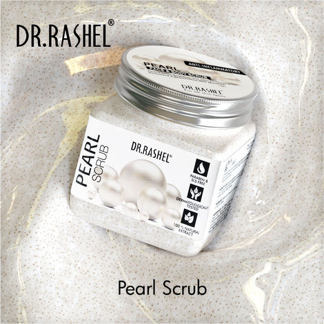 Buy Dr.Rashel Anti-Inflammatory Pearl Face and Body Scrub For All Skin Types (380 ml)-Purplle