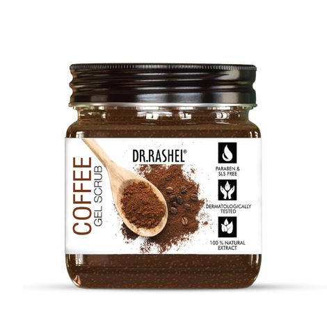 Buy Dr.Rashel Re-Sculpting Coffee Face and Body Gel Scrub For All Skin Types (380 ml)-Purplle