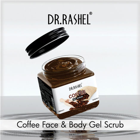 Buy Dr.Rashel Re-Sculpting Coffee Face and Body Gel Scrub For All Skin Types (380 ml)-Purplle