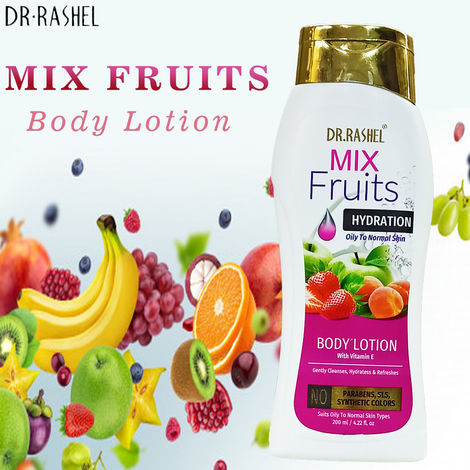 Buy Dr.Rashel Hydration Mix Fruit Body Lotion With Vitamin E (200 ml)-Purplle