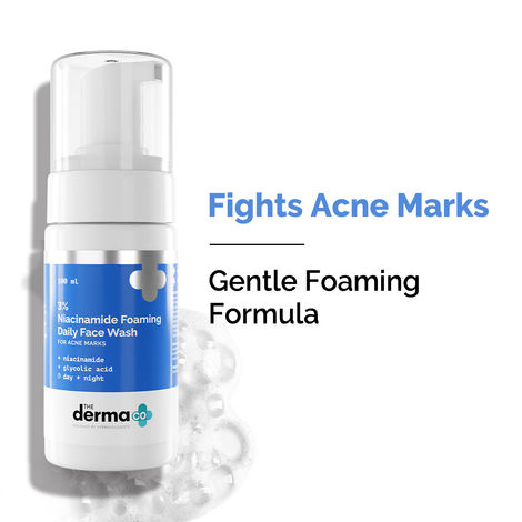 Buy The Derma co. 3% Niacinamide Foaming Face Wash for Acne Marks - (100 ml)-Purplle