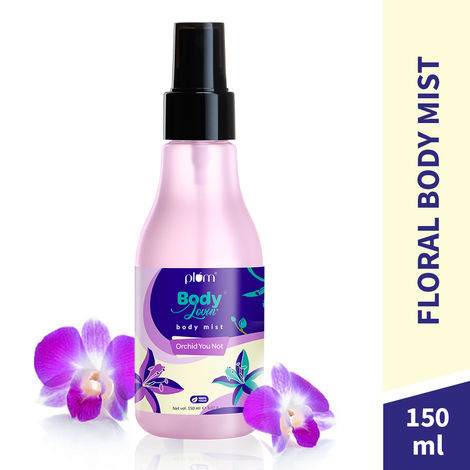 Buy Plum BodyLovin' Orchid-You-Not Body Mist | Long Lasting Fresh Floral Fragrance For Women With Red Apple, Freesia & Musk | High On Fun | Travel-Friendly Perfume Body Spray 150 ml-Purplle