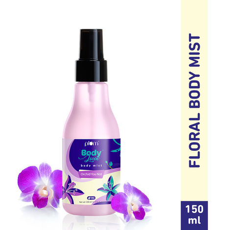 Buy Plum BodyLovin' Orchid-You-Not Body Mist | Long Lasting Fresh Floral Fragrance For Women With Red Apple, Freesia & Musk | High On Fun | Travel-Friendly Perfume Body Spray 150 ml-Purplle