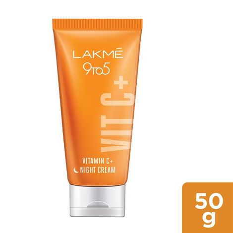 Buy Lakme 9 to 5 Vitamin C+ Night Cream 50 g-Purplle