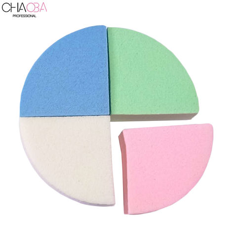 Buy Chaoba Professional Makeup Sponge Round 4Pcs (Color May Vary)-Purplle