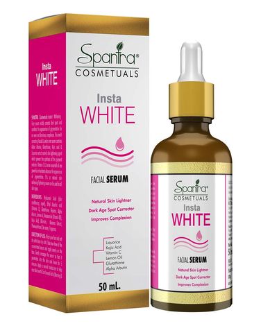 Buy Spantra Insta White Facial Serum, Suitables for every skin types including dry, sensitive and oily, 50 ml-Purplle