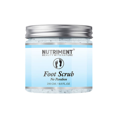 Buy Nutriment Foot Scrub for Deadskin Cells Removal, Removing Blackheads and Revitalises Healthy Skin, Paraban Free 250gram Suitable for all skin types-Purplle