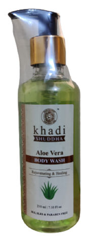 Buy Khadi Shuddha Aloe Vera Body Wash Rejuvenating And Healing (Sls, Sles & Paraben Free) (210 ml)-Purplle