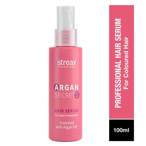 Buy Streax Professional Argan Secrets Colour Protect Serum (100 ml)-Purplle