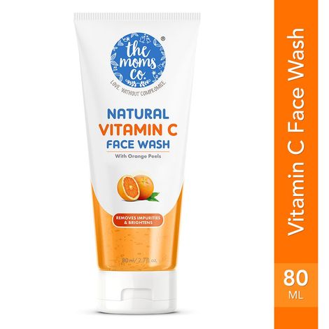 Buy The Moms Co.Natural Vitamin C Face Wash 80 ml-Purplle