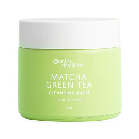 Buy Earth Rhythm Cleansing Balm with the goodness of Matcha Green Tea & Castor Oil | Healing & soothing | Gently Removes Makeup, Eliminate Dead Skin Cells, Anti Inflammatory, Retain Moisture | for All Skin Types | Women - 60 G-Purplle