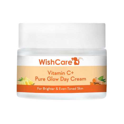 Buy WishCare Vitamin C+ Pure Glow Face Cream -For Bright, Young and Even Toned Skin - 50 gm-Purplle