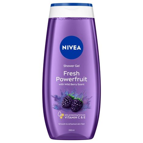 Buy Nivea Shower Gel, Power Fruit Fresh Body Wash (250 ml)-Purplle