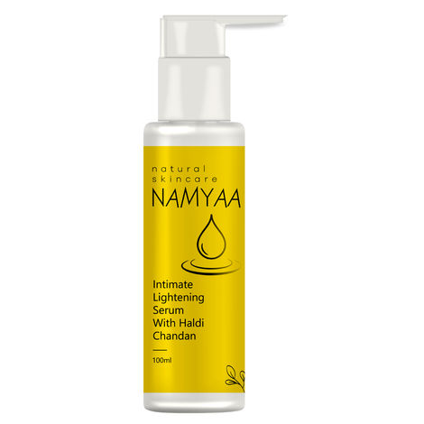 Buy Namyaa Advanced Haldi Chandan Intimate Serum For Intimate Area | Helps To Lightening Skin | Pack of 1, 100 gm-Purplle