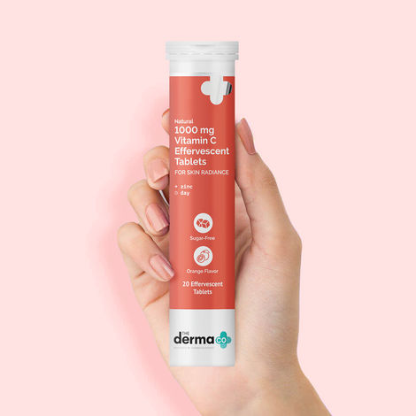 Buy The derma co 1000 mg Vitamin C Effervescent Tablets For Skin Radiance-Purplle
