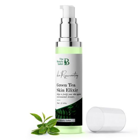 Buy The Beauty Sailor Green Tea Skin Elixir, Face Serum for Reduce Wrinkles, Treat Dark Circles, Overnight Repair & firming For Everlasting Glow - (50 ml)-Purplle