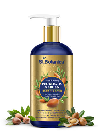 Buy St.Botanica Pro Keratin & Argan Oil Smooth Therapy Conditioner (300 ml)-Purplle