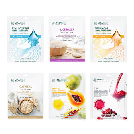 Buy MIRABELLE COSMETICS KOREA Fairness Ex Combo (Pack Of 6) (25 ml)-Purplle