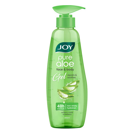 Buy Joy Pure Aloe Repairing & Soothing Aloe Vera Gel for Face & Body 300 ml-Purplle