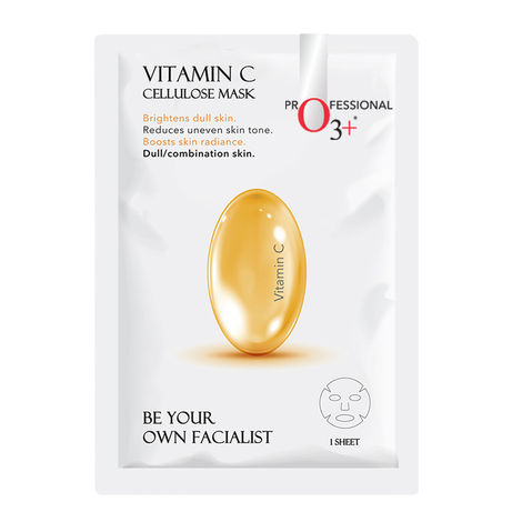 Buy O3+ Facialist Vitamin C Cellulose Mask (30 g)(Vitamin C)-Purplle
