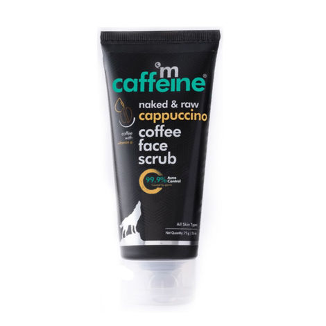 Buy mCaffeine Cappuccino Coffee Face Scrub 75 gm for Oil and Acne Control | Reduces Spots and Pigmentation | With Coffee, Vitamin E and Cinnamon | Kills 99.9% Acne Causing Germs-Purplle